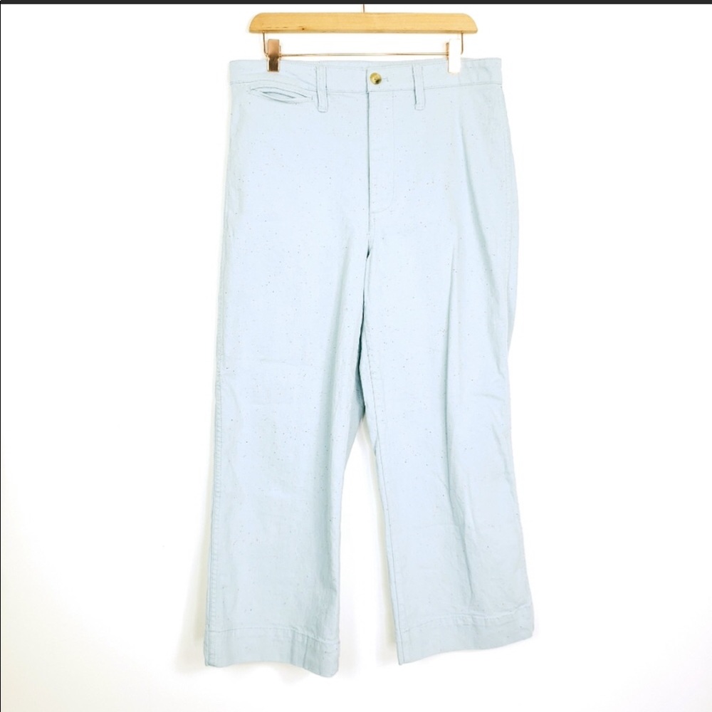 Madewell Slim Emmett Wide Leg Crop Pants